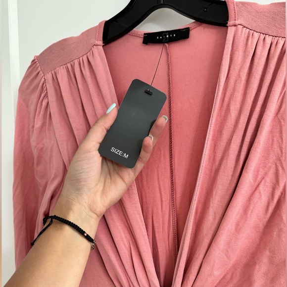 mauve cutout dress - Picture 2 of 3